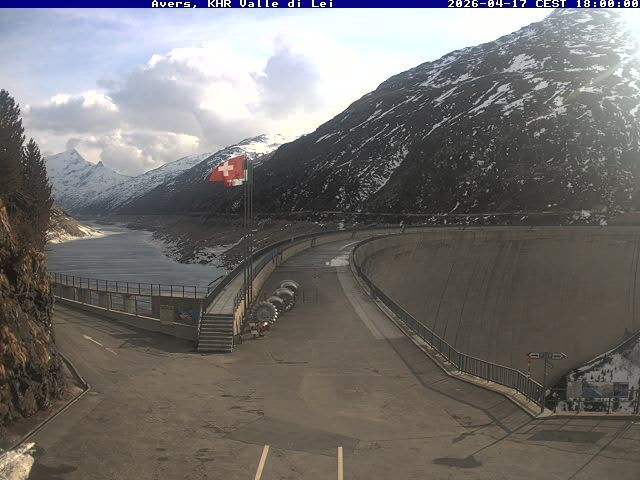 Ferrera › Südwesten: Diga della Valle di Lei - Lago di Lei