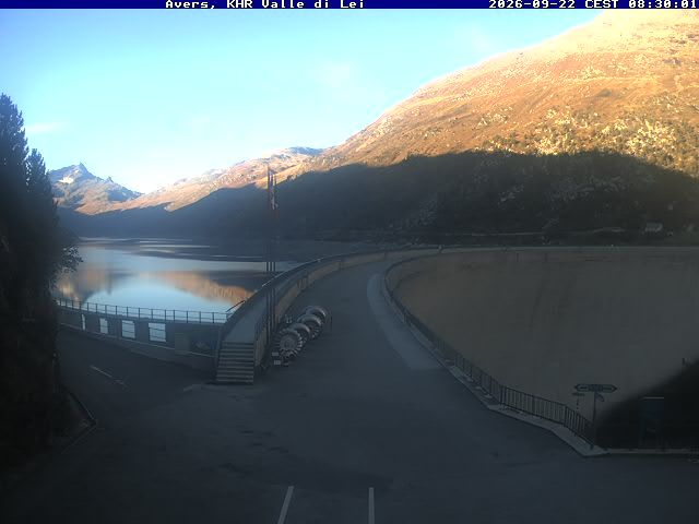 Ferrera › Südwesten: Diga della Valle di Lei - Lago di Lei