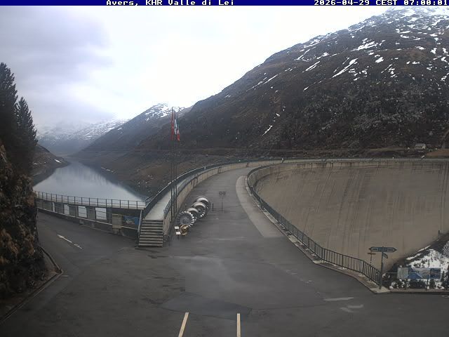 Ferrera › Südwesten: Diga della Valle di Lei - Lago di Lei