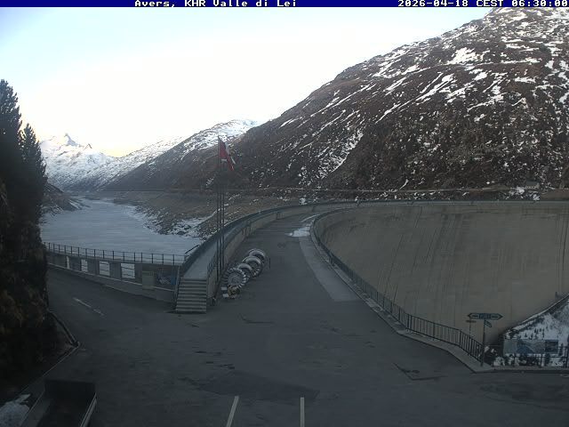 Ferrera › Südwesten: Diga della Valle di Lei - Lago di Lei