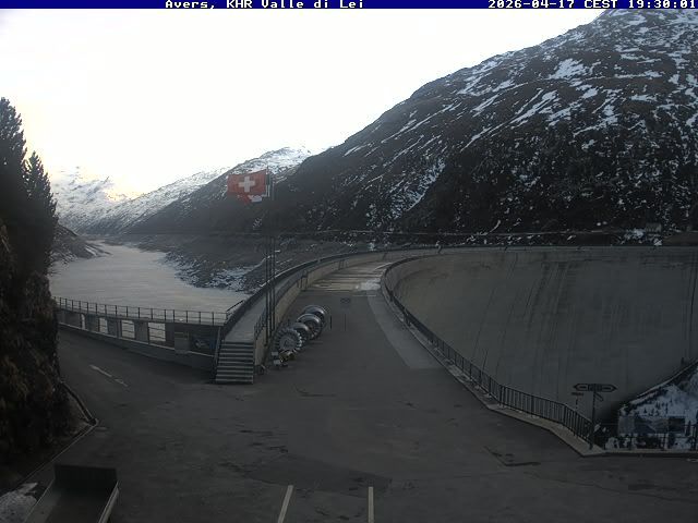 Ferrera › Südwesten: Diga della Valle di Lei - Lago di Lei