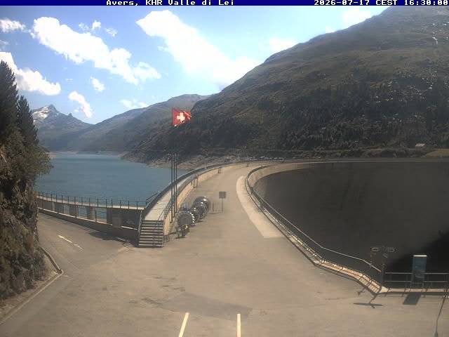 Ferrera › Südwesten: Diga della Valle di Lei - Lago di Lei