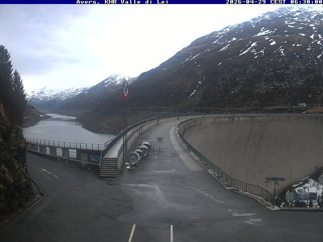 Ferrera › Südwesten: Diga della Valle di Lei - Lago di Lei