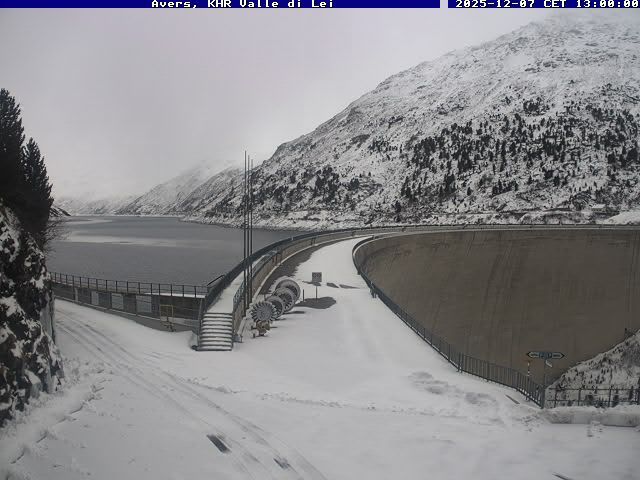 Ferrera › Südwesten: Diga della Valle di Lei - Lago di Lei