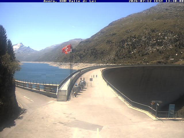 Ferrera › Südwesten: Diga della Valle di Lei - Lago di Lei