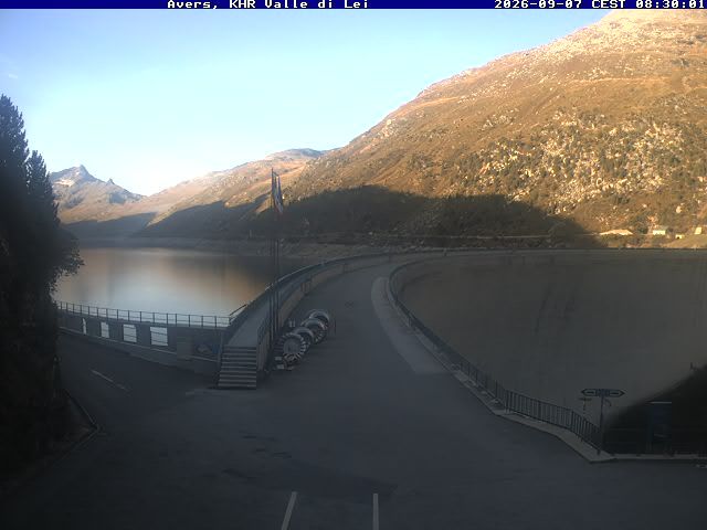 Ferrera › Südwesten: Diga della Valle di Lei - Lago di Lei
