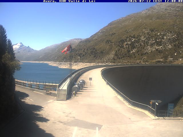 Ferrera › Südwesten: Diga della Valle di Lei - Lago di Lei