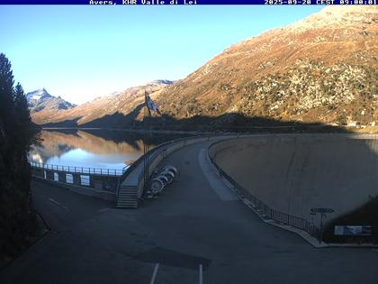 Ferrera › Süd-West: Diga della Valle di Lei - Lago di Lei