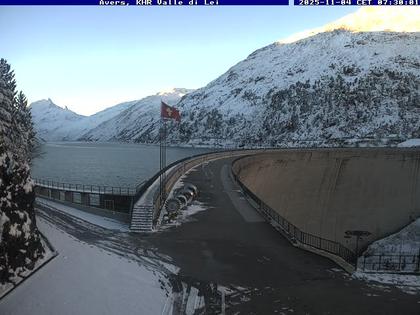 Ferrera › Süd-West: Diga della Valle di Lei - Lago di Lei