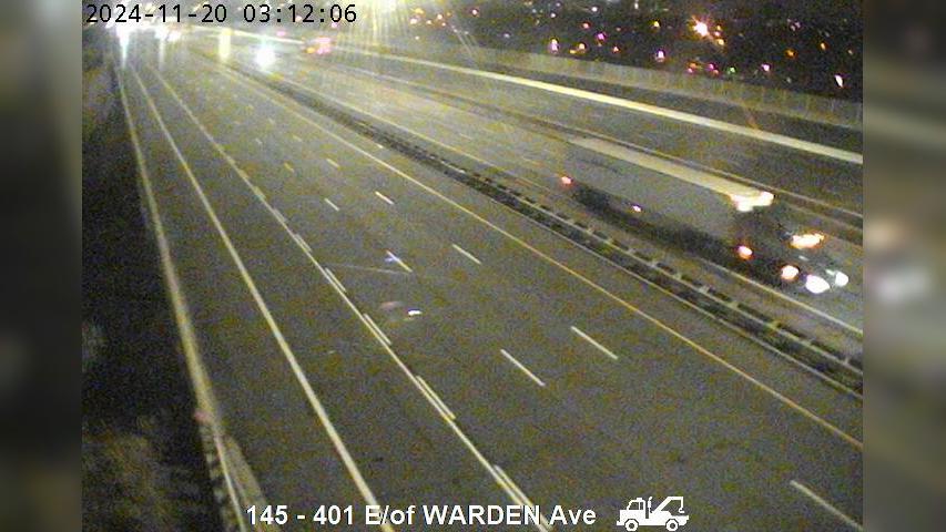 Traffic Cam Scarborough: Highway 401 near Birchmount Road