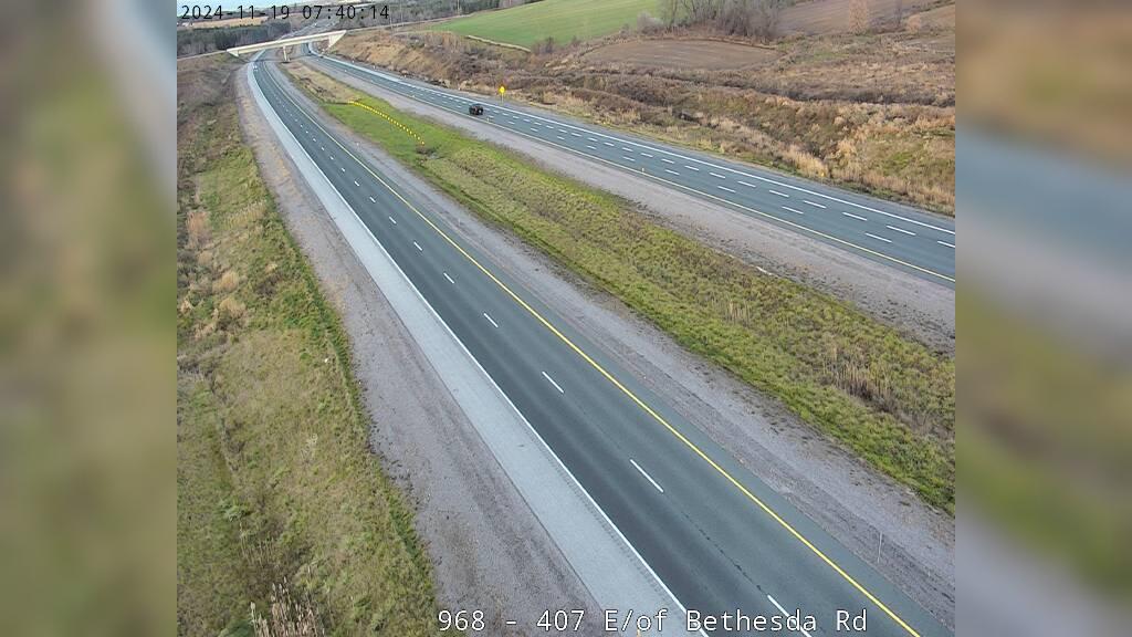 Traffic Cam Clarington: Highway 407 East of Liberty St