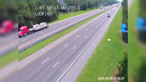 Traffic Cam Palm Coast: I-95 @ MM 291 SB