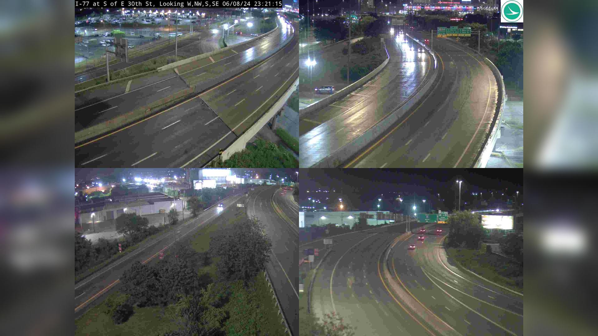 Traffic Cam Playhouse Square: I-77 at S of E 30th St