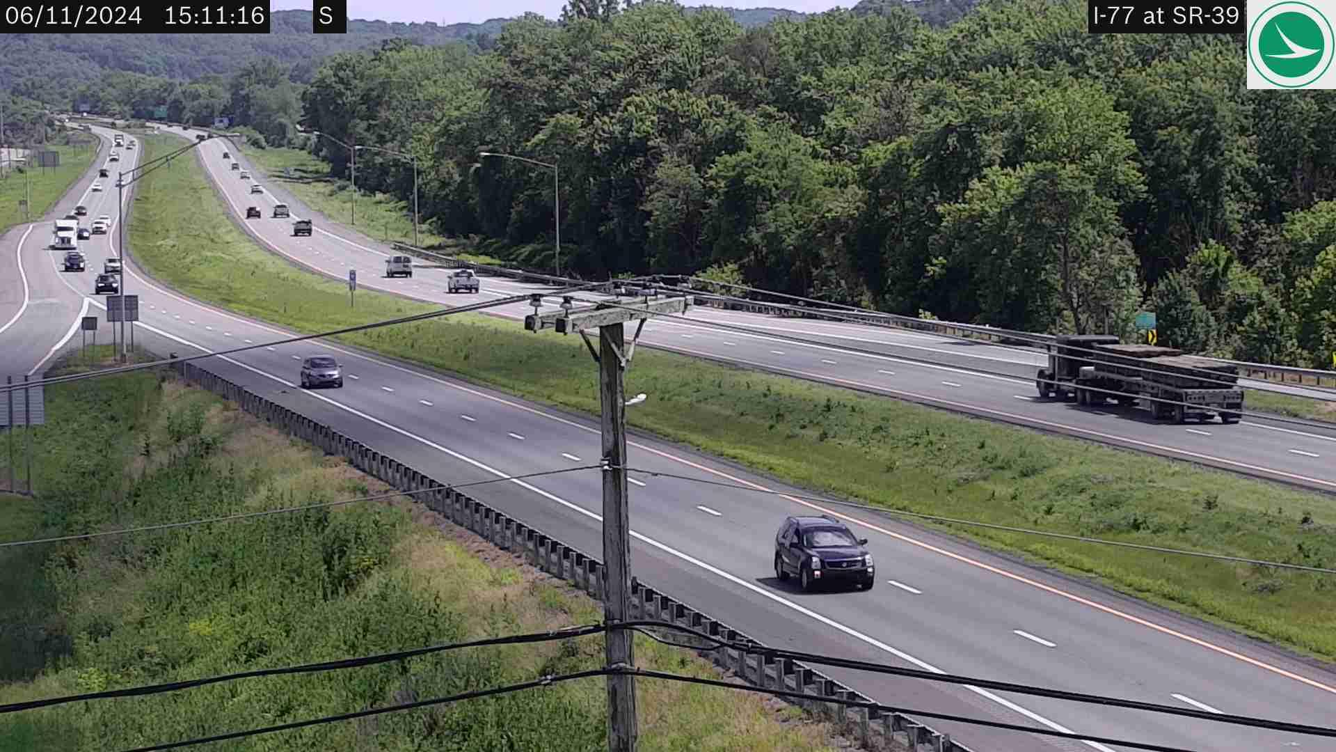 Traffic Cam Dover: I-77 at SR-39
