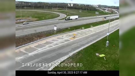 Traffic Cam West Allis: I-41/US 45 at Good Hope Rd