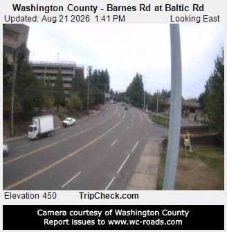 Traffic Cam West Haven: Washington County - Barnes Rd at Baltic Rd
