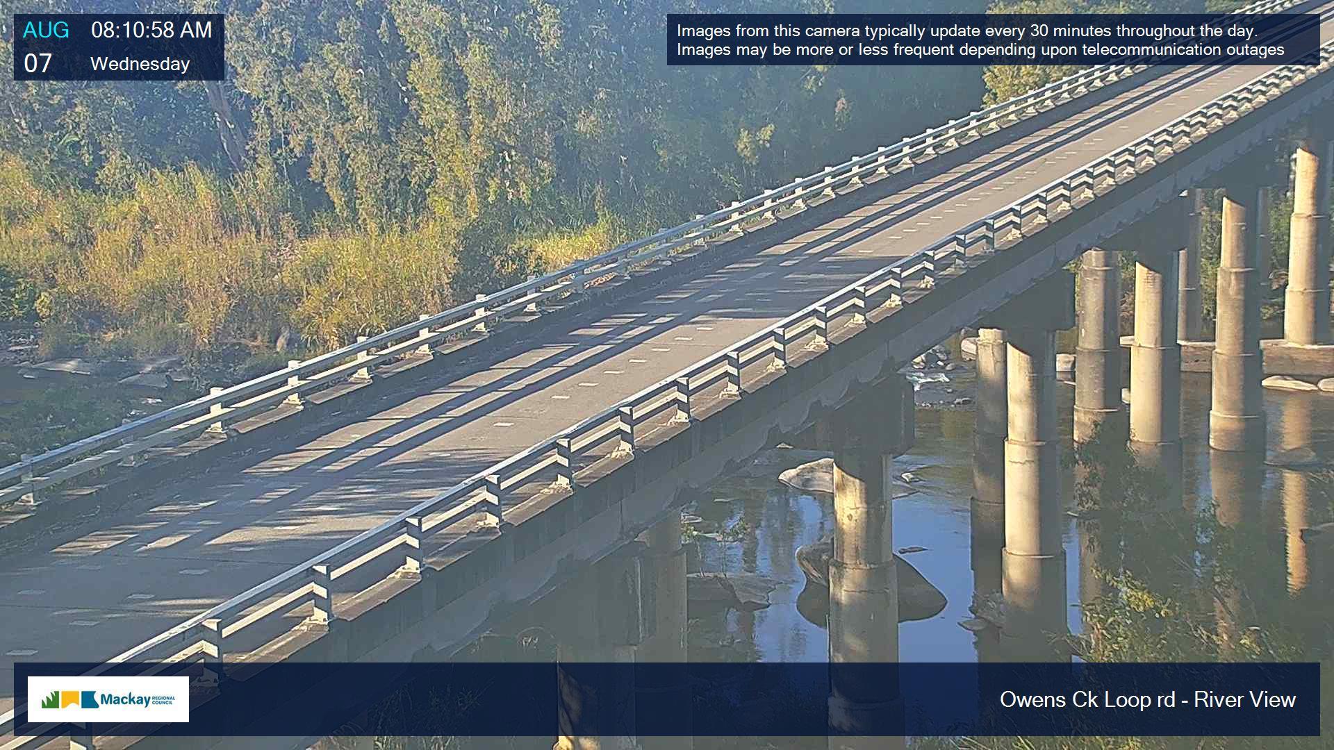 Traffic Cam Finch Hatton › South: Owens Creek Loop Road