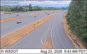 Traffic Cam Eastgate: I-90 at MP 11.7: 153rd Ave SE
