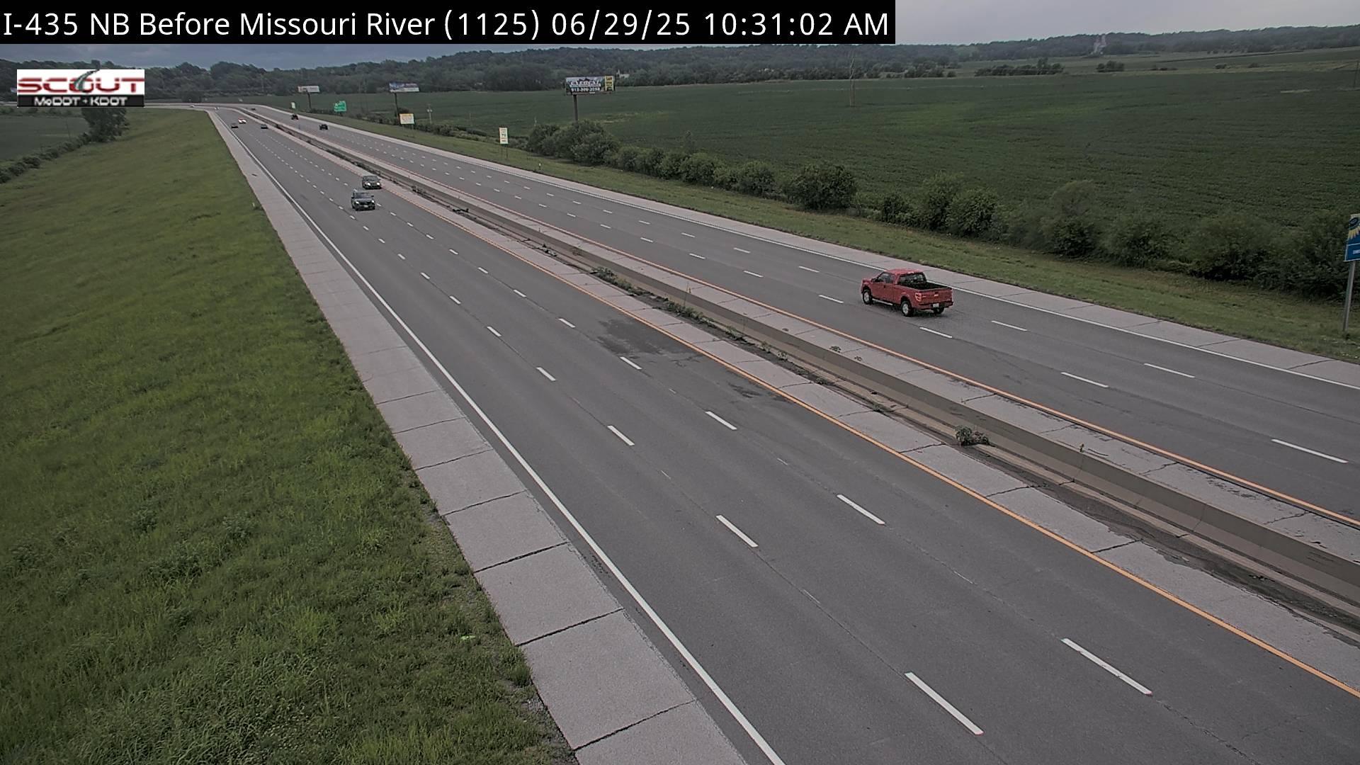 Traffic Cam Kansas City: I- N @ Before Missouri River