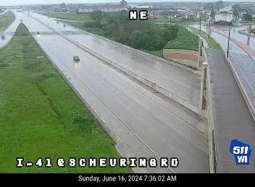 Traffic Cam Green Bay: I-41 at Scheuring Rd