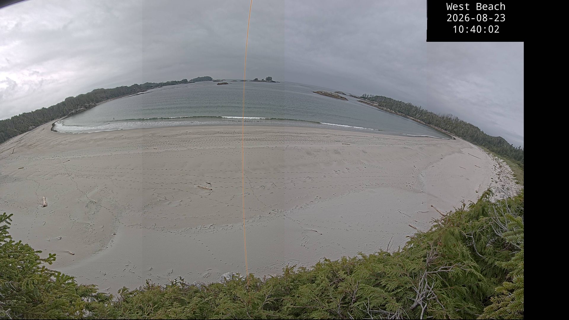 Traffic Cam British Columbia › West: Calvert Island West Beach