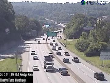 Traffic Cam Rosslyn Farms: I-376 @ EXIT 64A WB (I-79 ERIE/WASHINGTON)