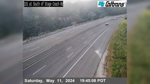 Traffic Cam San Luis Obispo › North: US-101 : South of Old Stagecoach Road