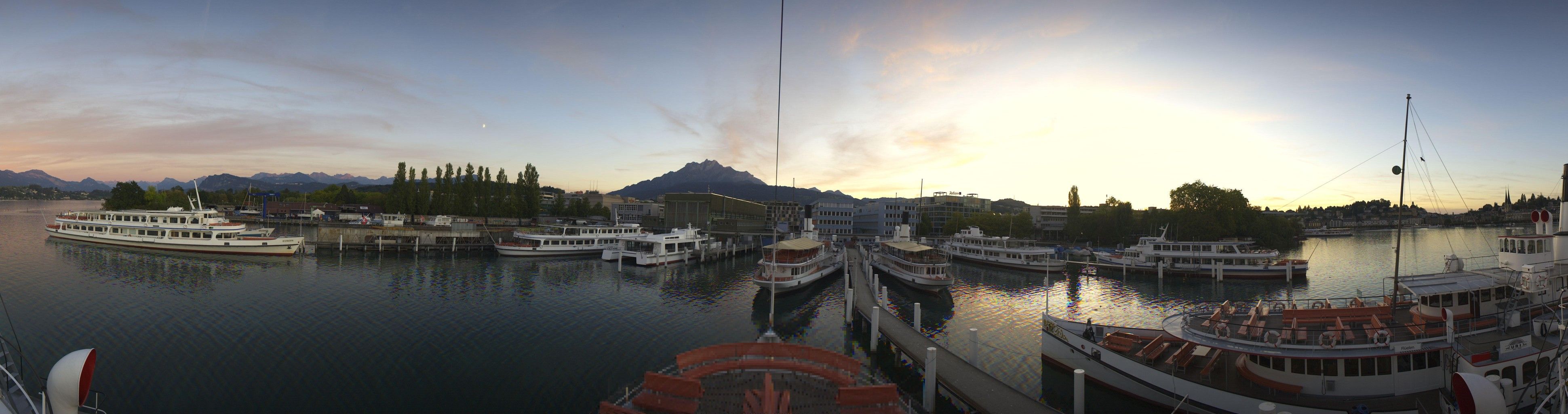 Luzern: Dampfschiff Stadt
