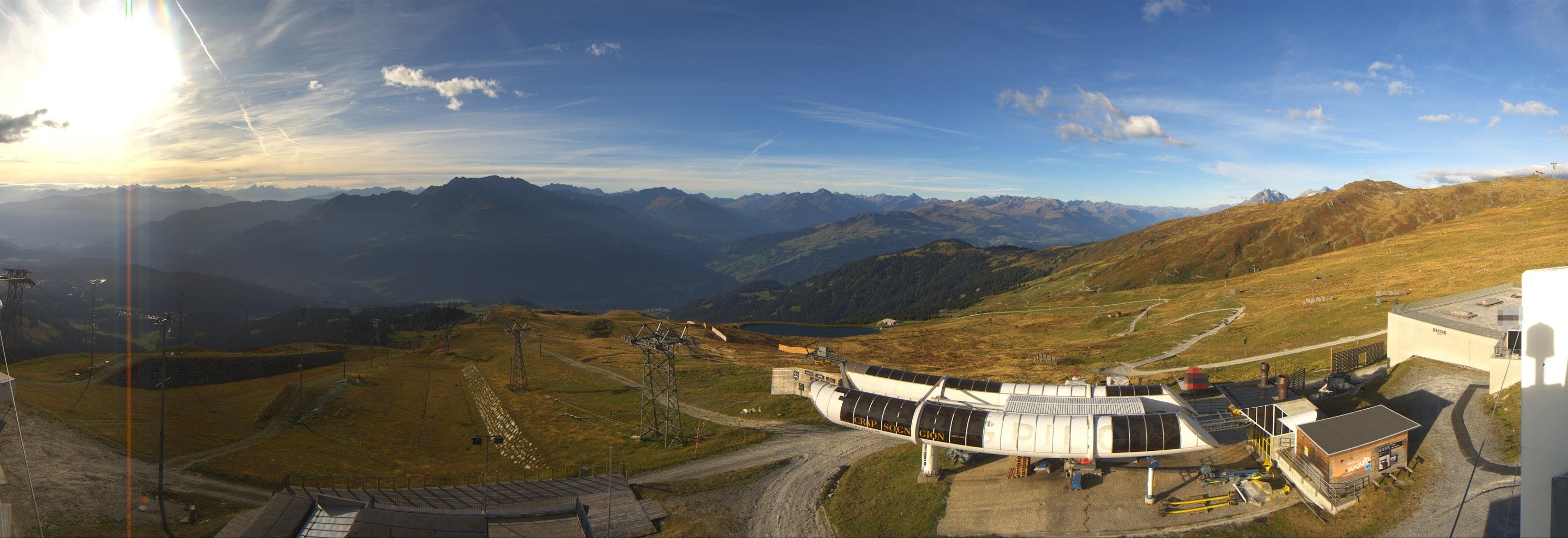 Falera: Stn. Crap Sogn Gion › Südwesten: GALAAXY Main Station - Snowpark Curnius - Lag Falerin