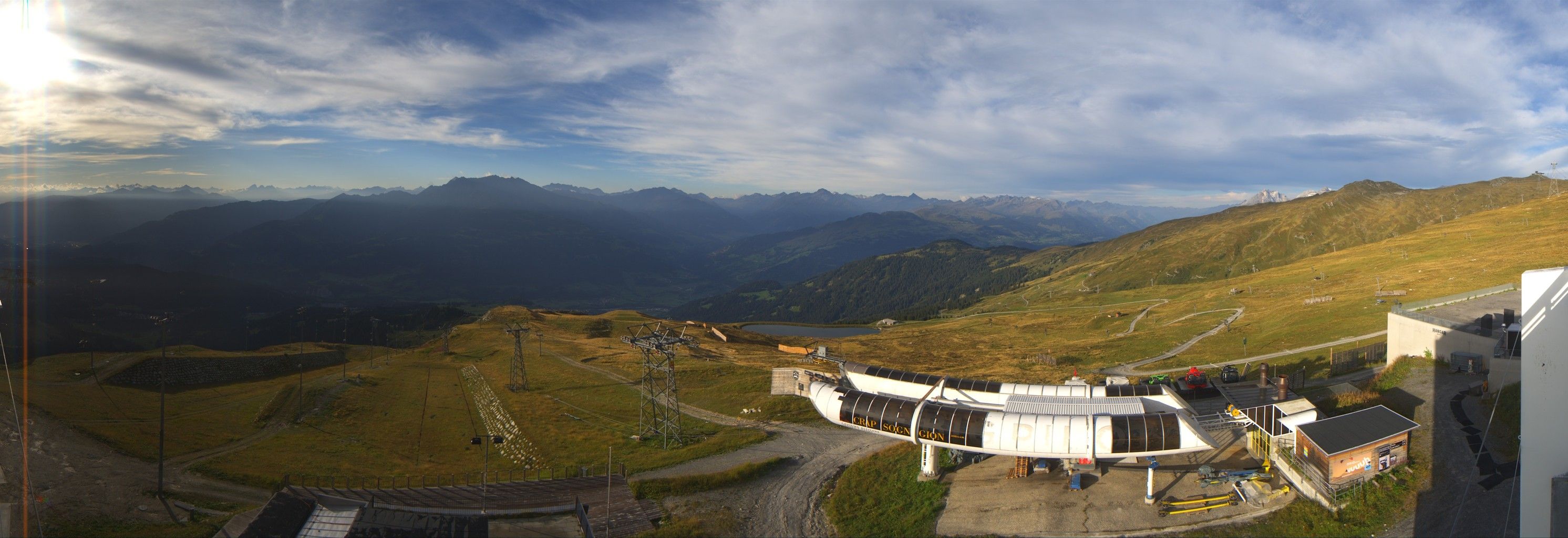 Falera: Stn. Crap Sogn Gion › Südwesten: GALAAXY Main Station - Snowpark Curnius - Lag Falerin