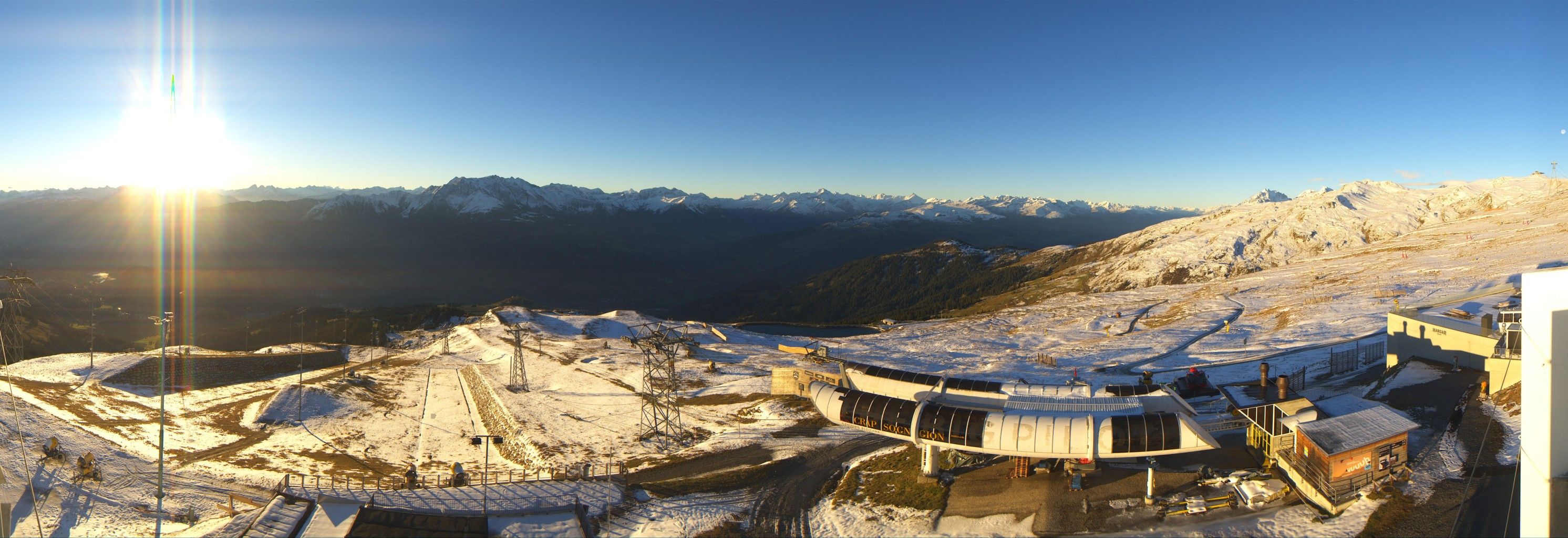 Falera: Stn. Crap Sogn Gion › Südwesten: GALAAXY Main Station - Snowpark Curnius - Lag Falerin