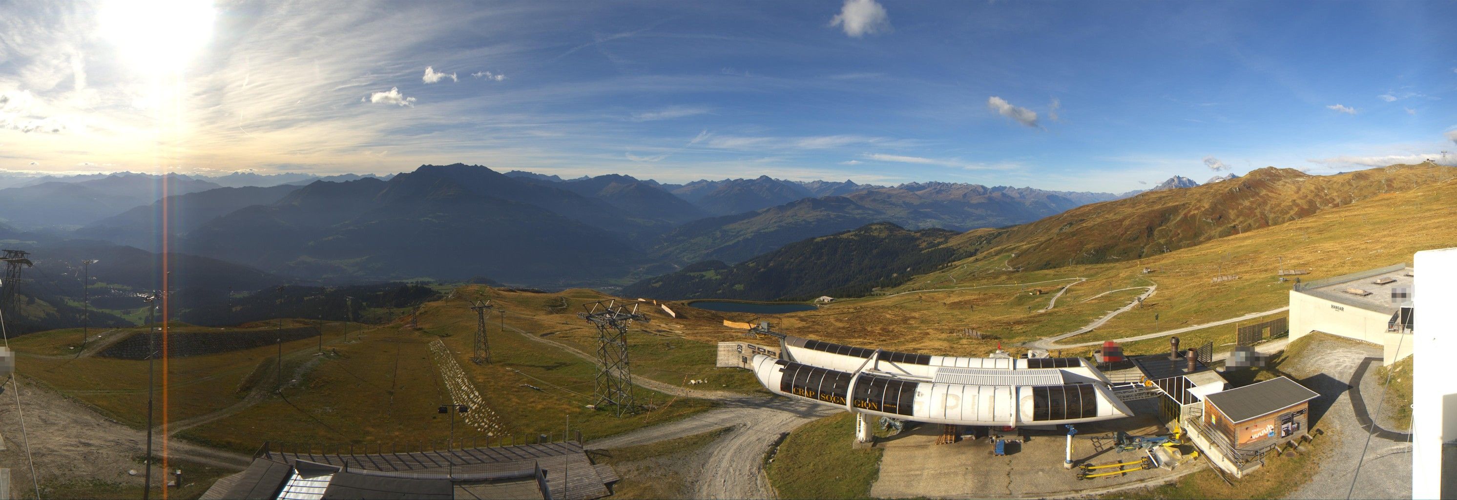 Falera: Stn. Crap Sogn Gion › Südwesten: GALAAXY Main Station - Snowpark Curnius - Lag Falerin