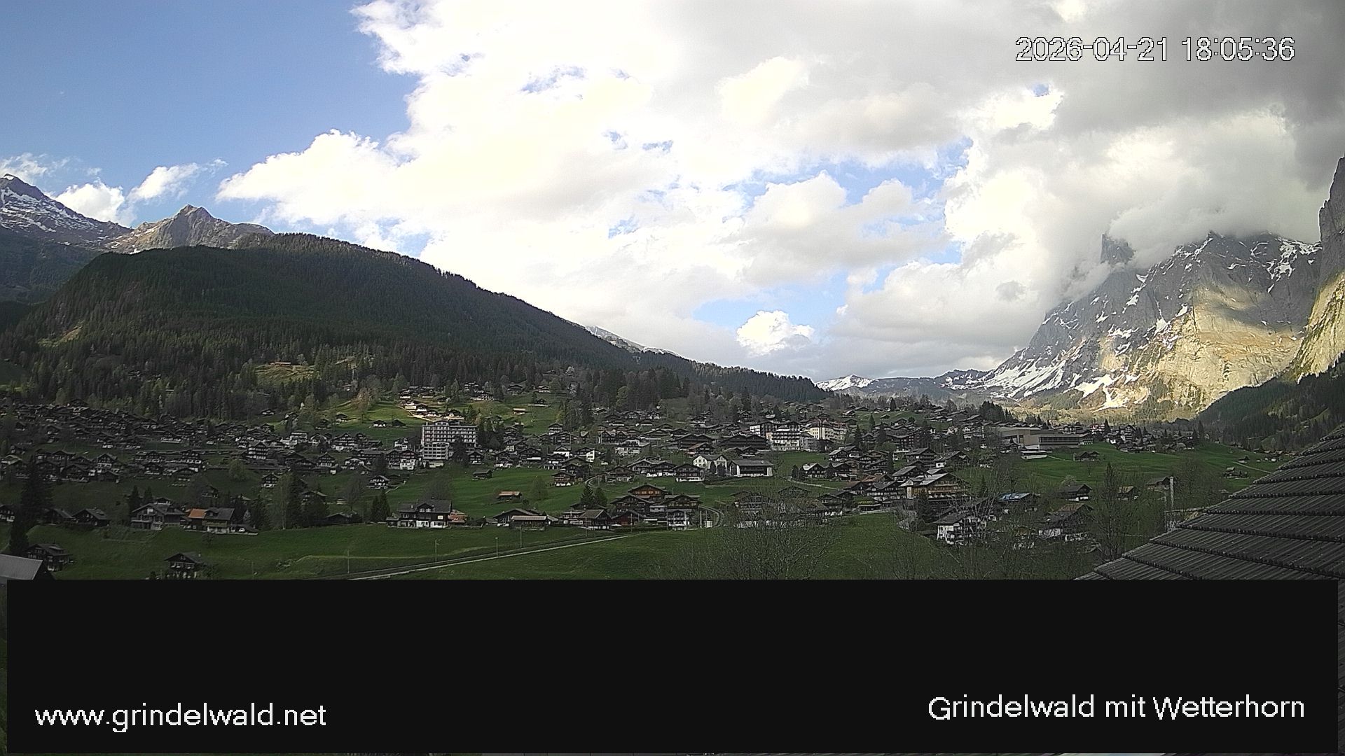 Grindelwald › Nordosten: Grindelwald - Dorf - Wetterhorn
