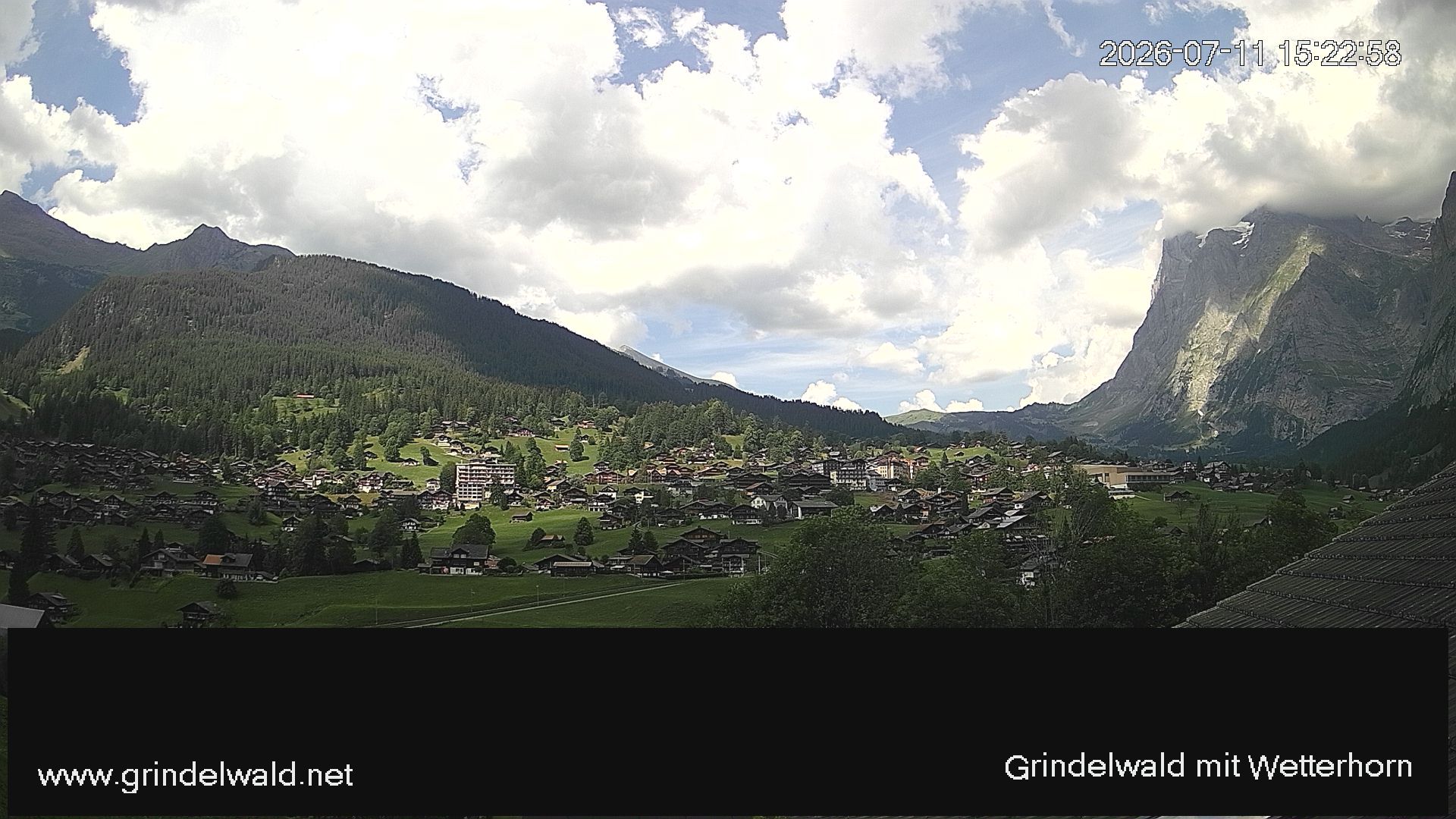 Grindelwald › Nordosten: Grindelwald - Dorf - Wetterhorn