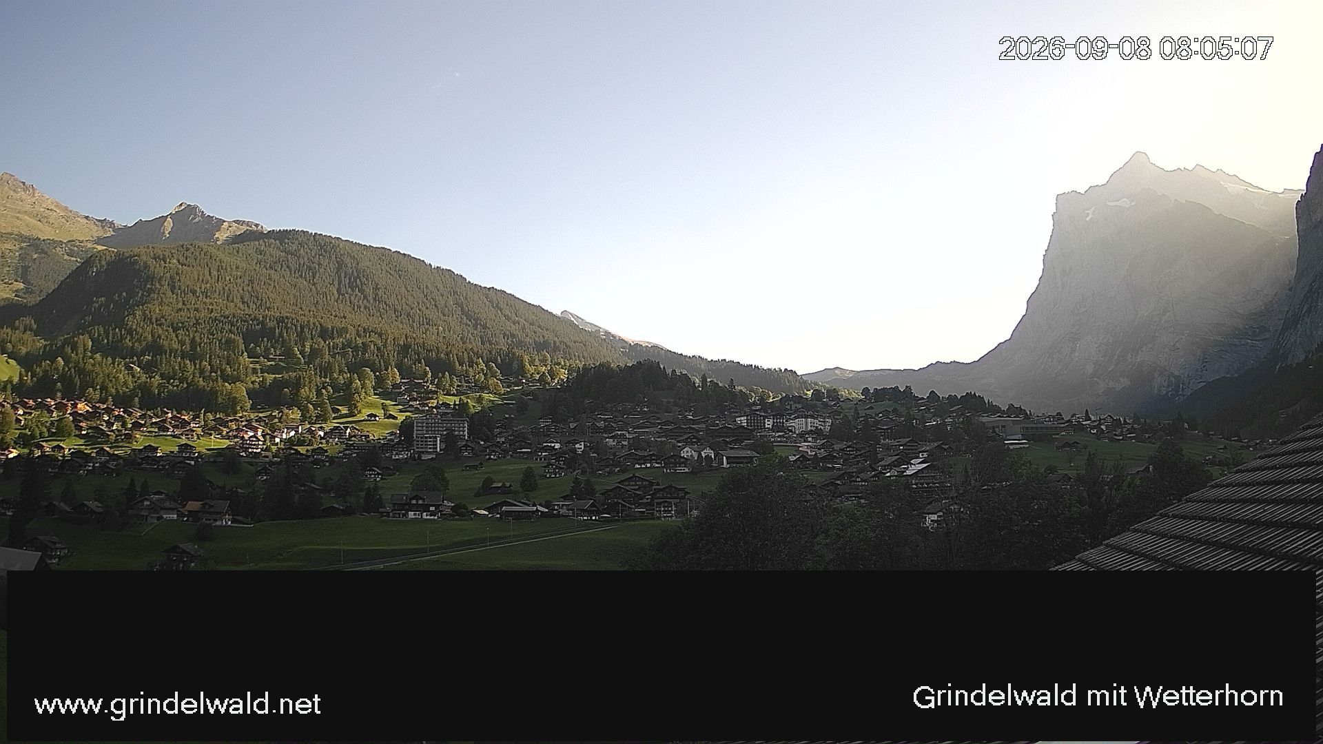 Grindelwald › Nordosten: Grindelwald - Dorf - Wetterhorn