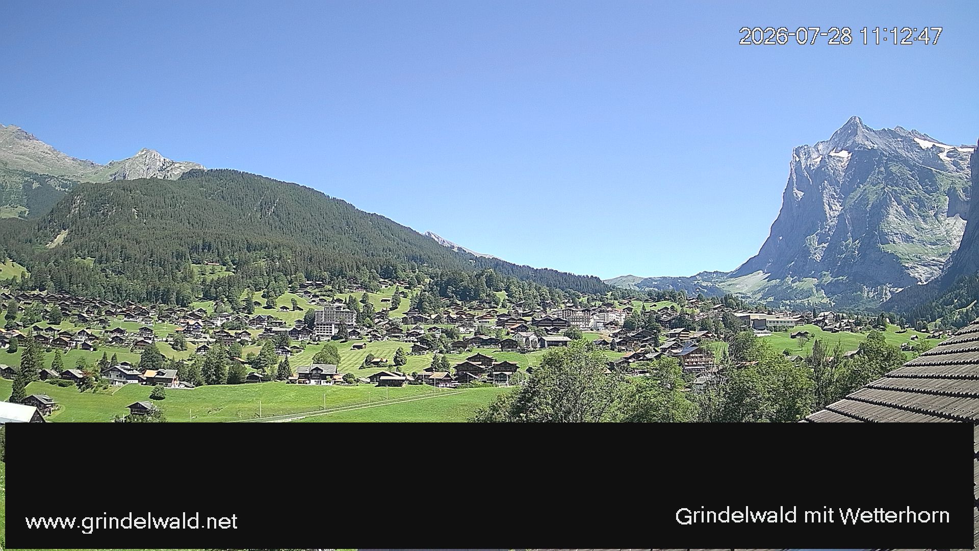 Grindelwald › Nordosten: Grindelwald - Dorf - Wetterhorn