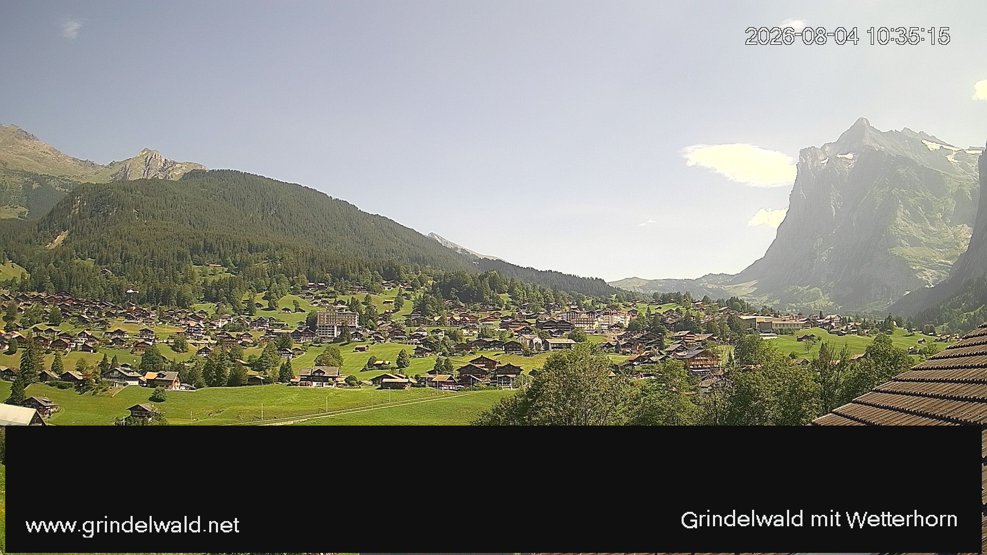 Grindelwald › Nordosten: Grindelwald - Dorf - Wetterhorn