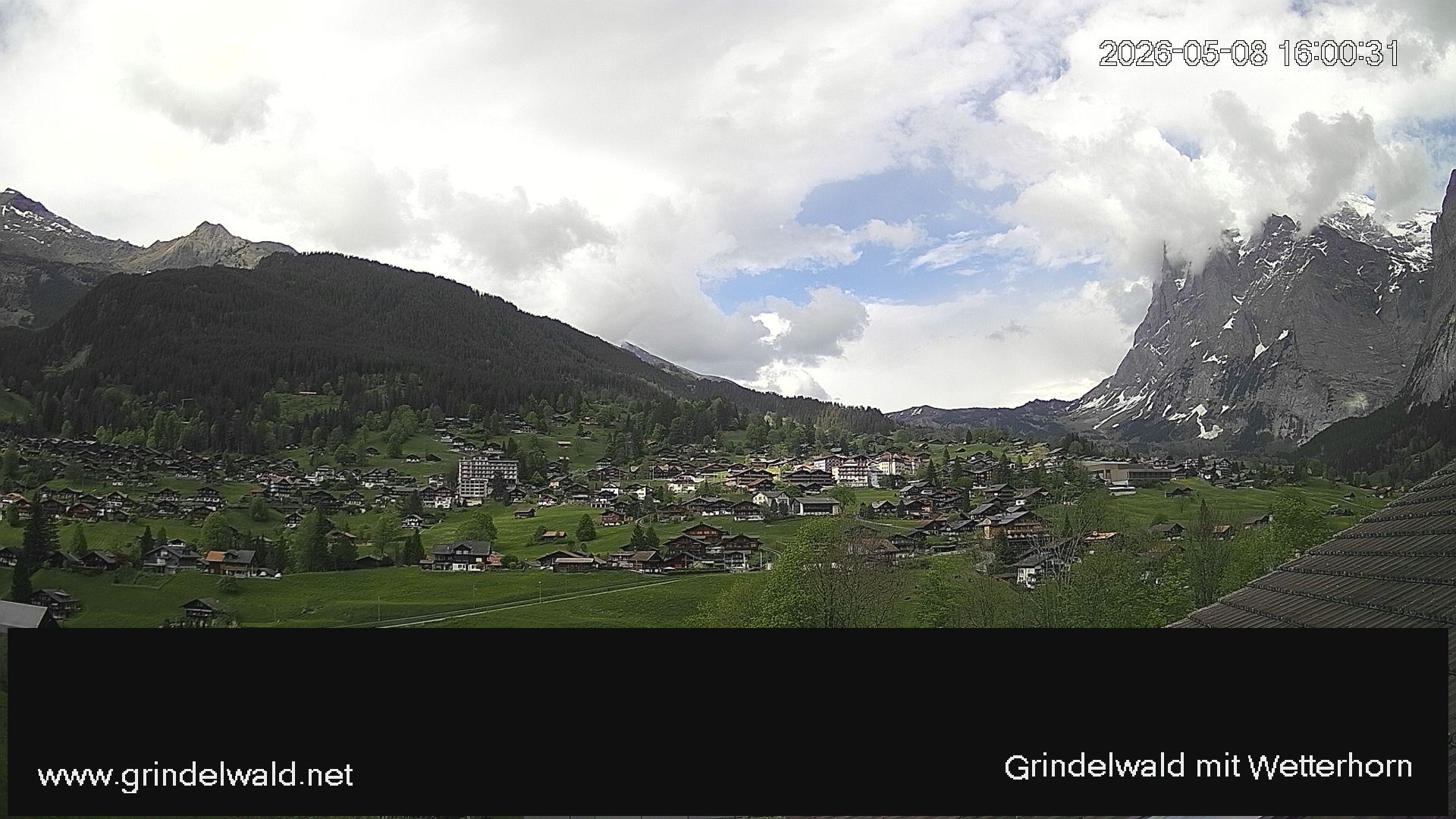 Grindelwald › Nordosten: Grindelwald - Dorf - Wetterhorn