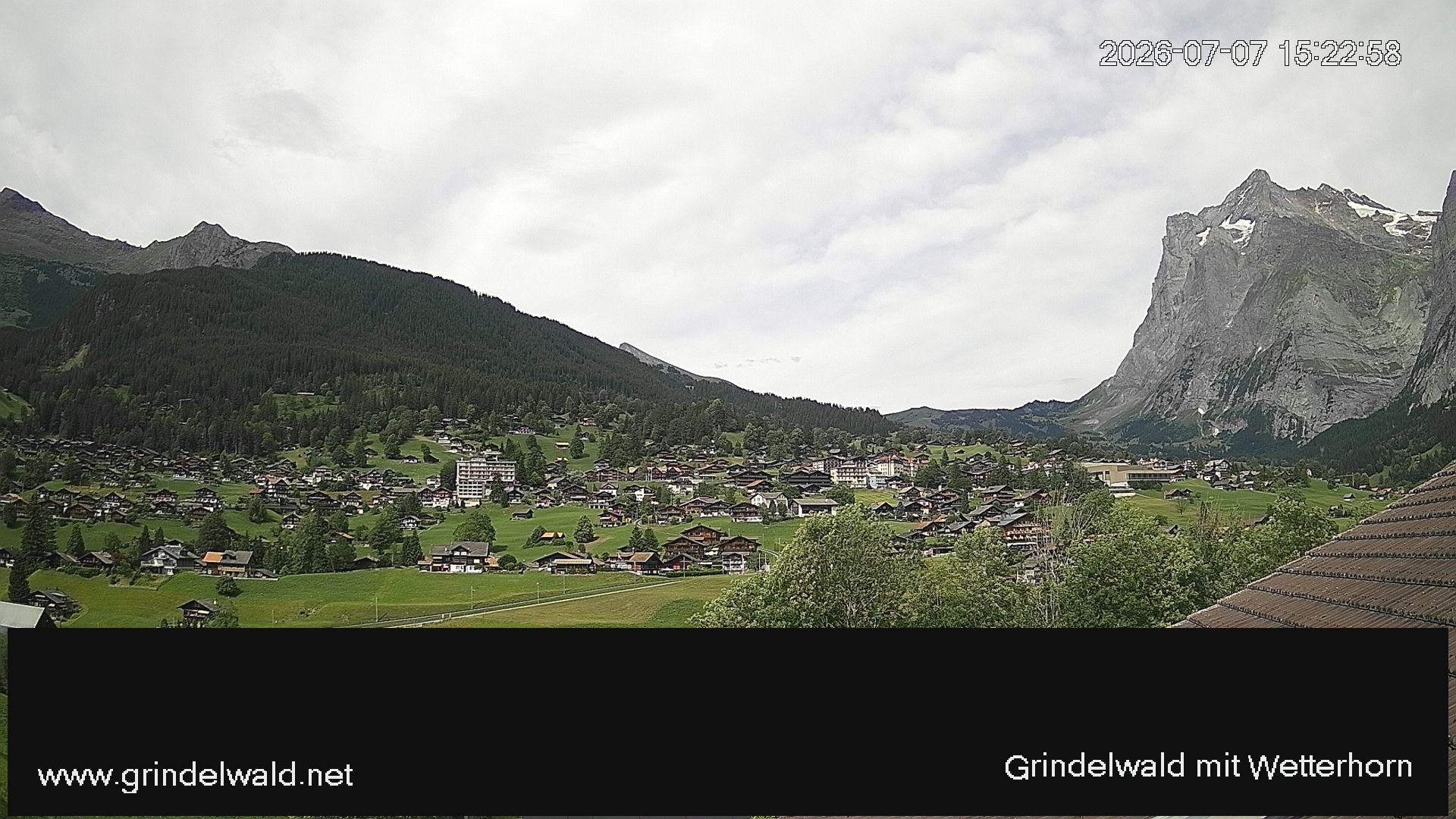 Grindelwald › Nordosten: Grindelwald - Dorf - Wetterhorn
