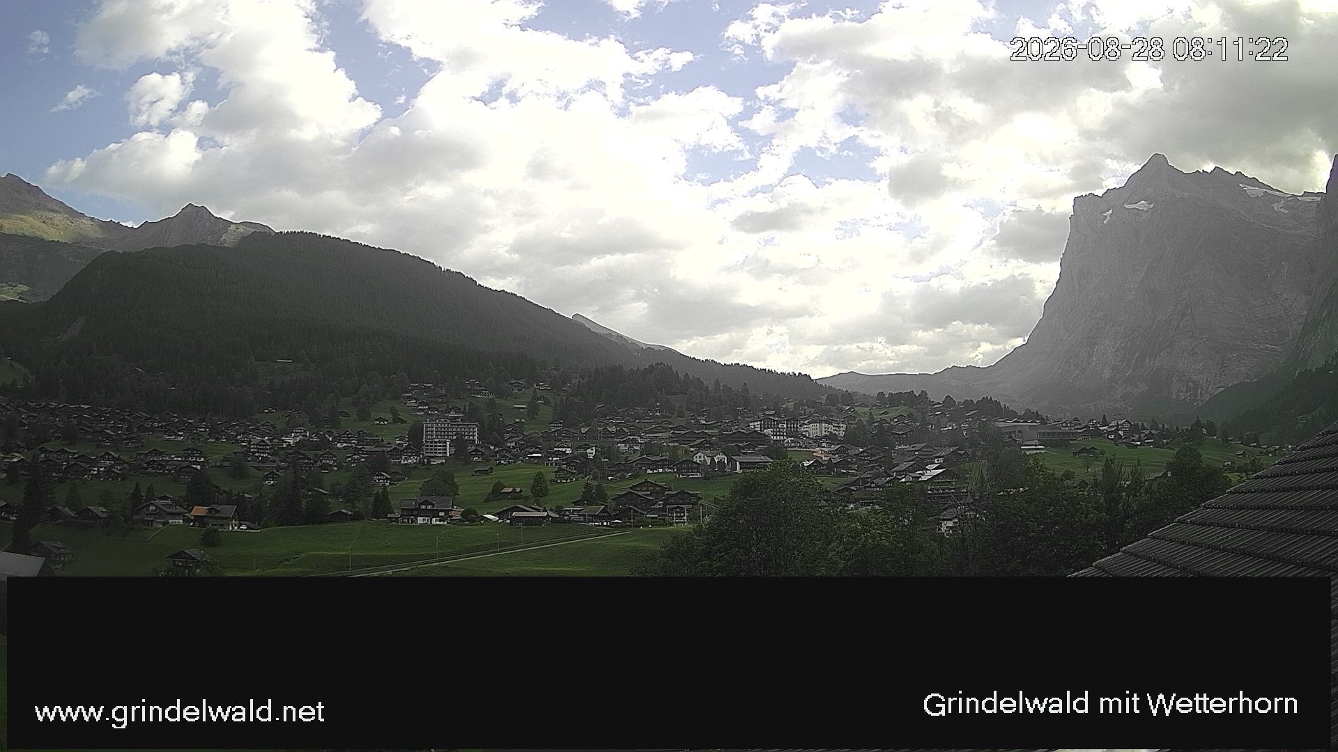 Grindelwald › Nordosten: Grindelwald - Dorf - Wetterhorn