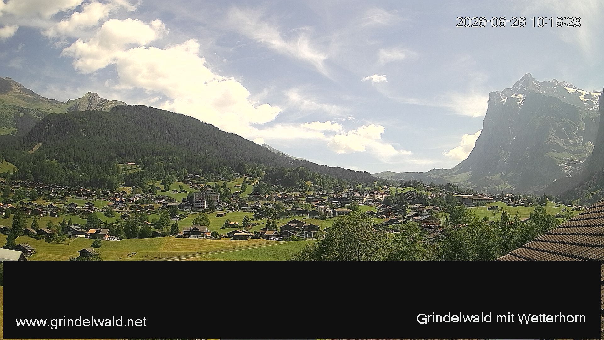 Grindelwald › Nordosten: Grindelwald - Dorf - Wetterhorn