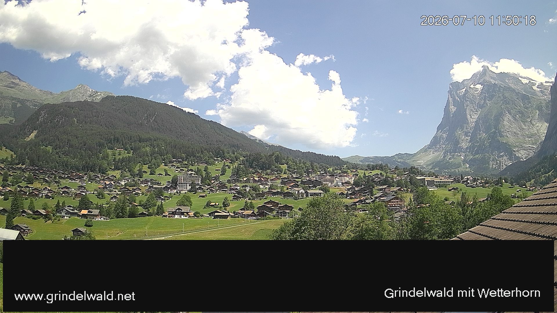 Grindelwald › Nordosten: Grindelwald - Dorf - Wetterhorn