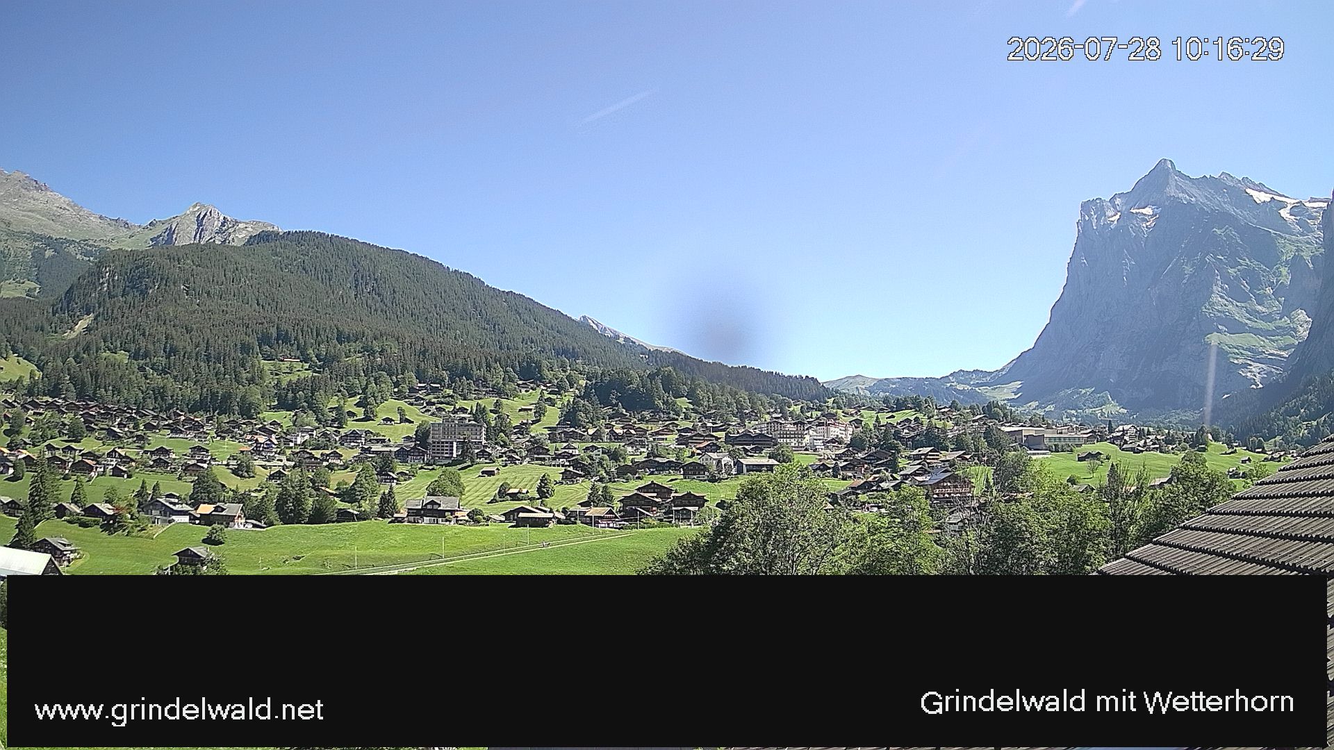 Grindelwald › Nordosten: Grindelwald - Dorf - Wetterhorn