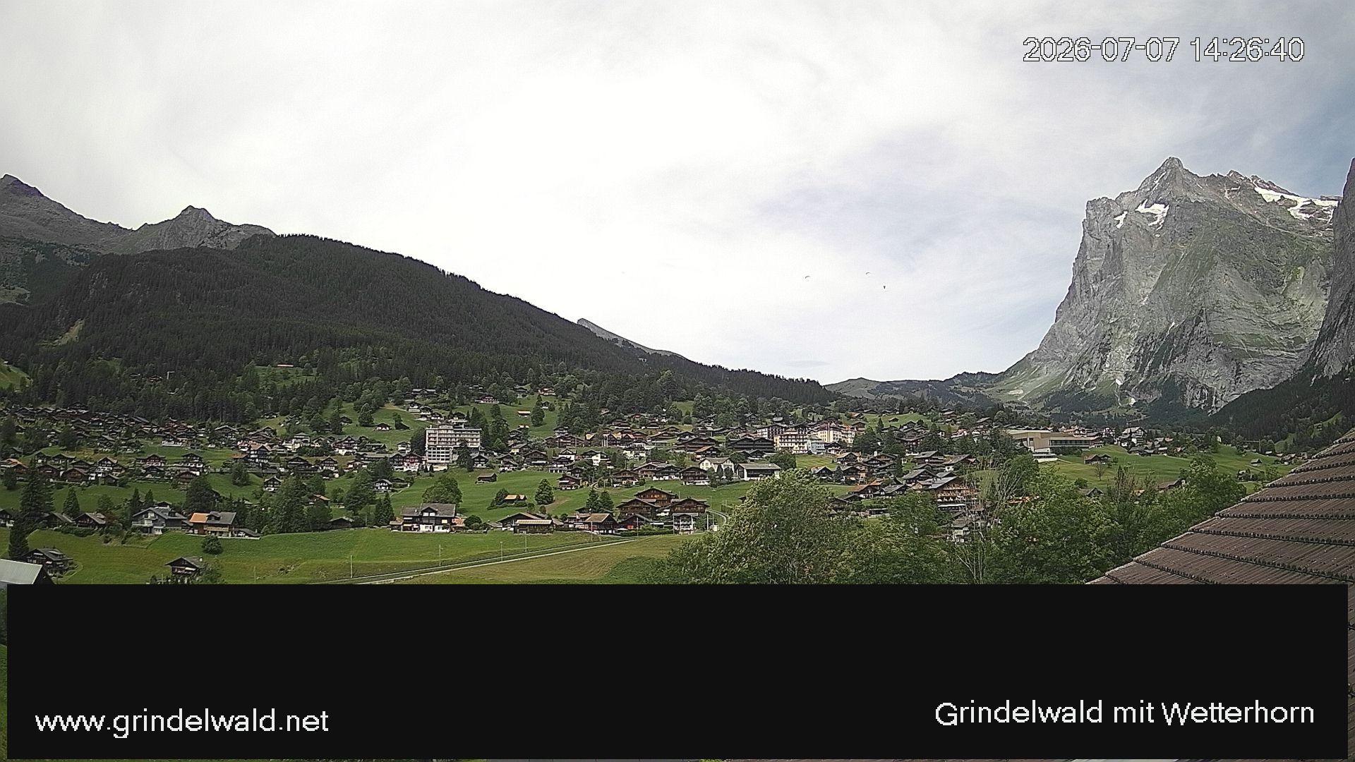 Grindelwald › Nordosten: Grindelwald - Dorf - Wetterhorn