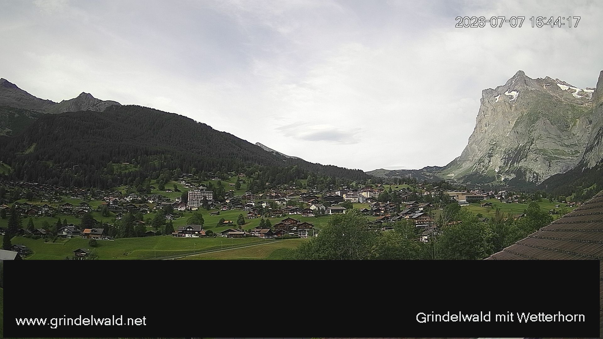 Grindelwald › Nordosten: Grindelwald - Dorf - Wetterhorn