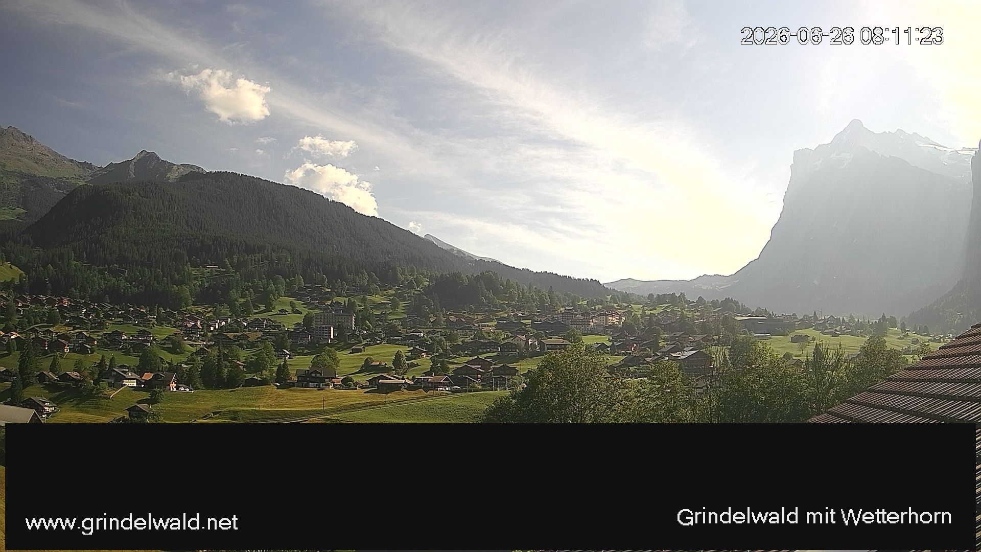 Grindelwald › Nordosten: Grindelwald - Dorf - Wetterhorn