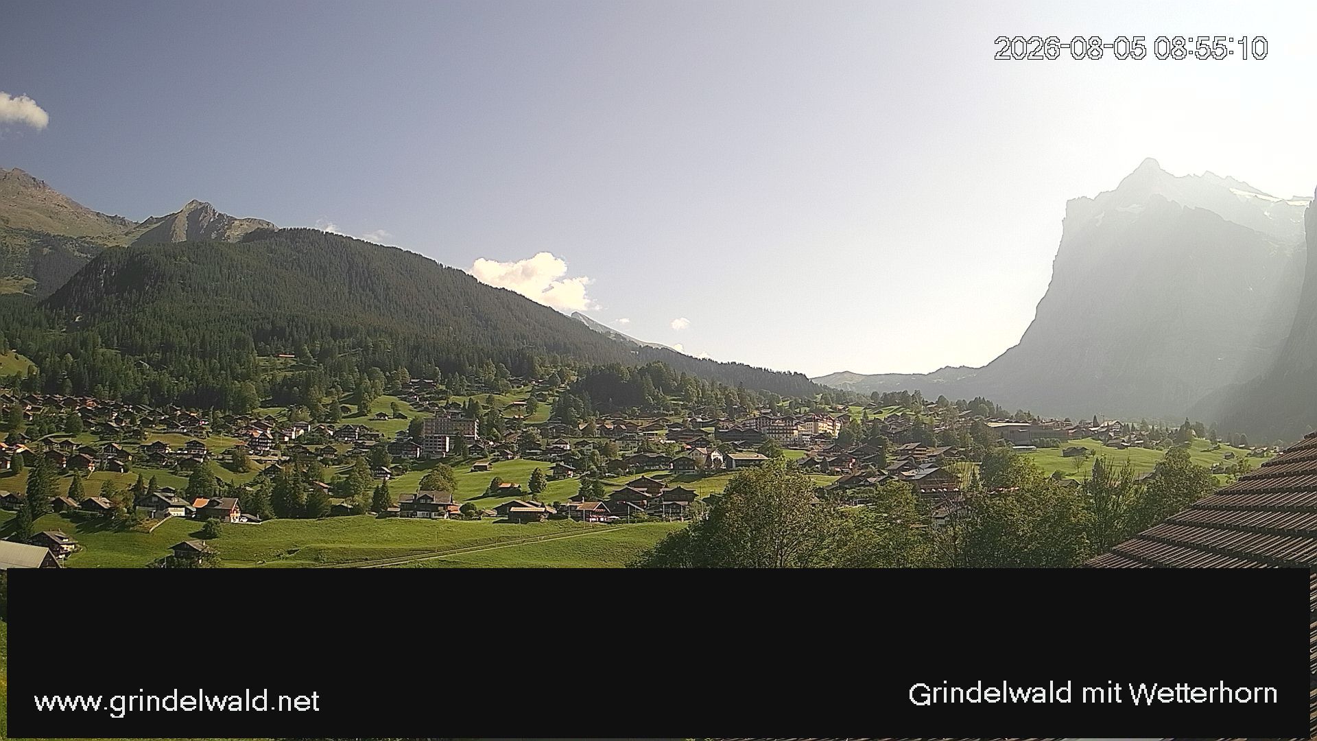 Grindelwald › Nordosten: Grindelwald - Dorf - Wetterhorn