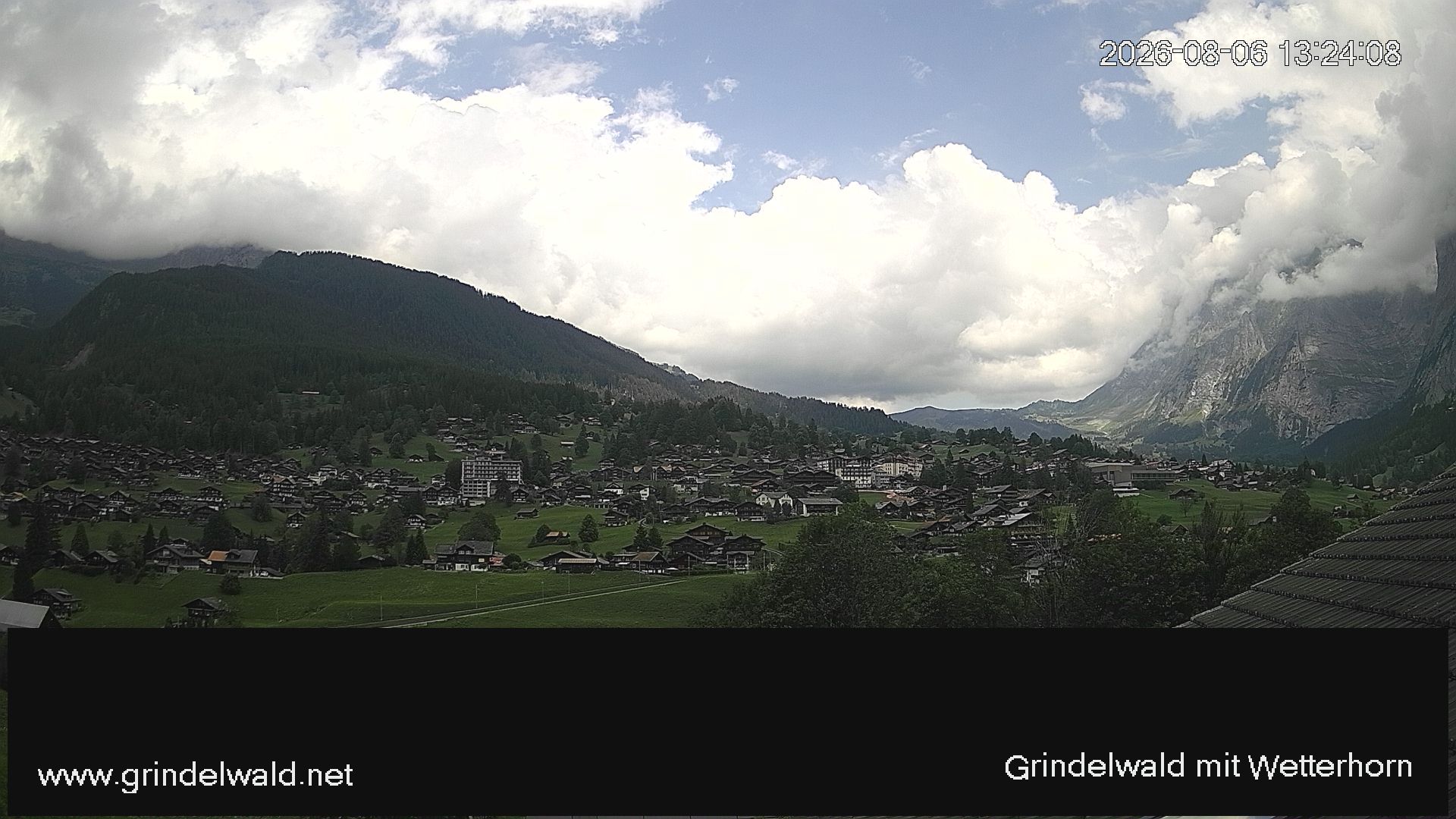 Grindelwald › Nordosten: Grindelwald - Dorf - Wetterhorn