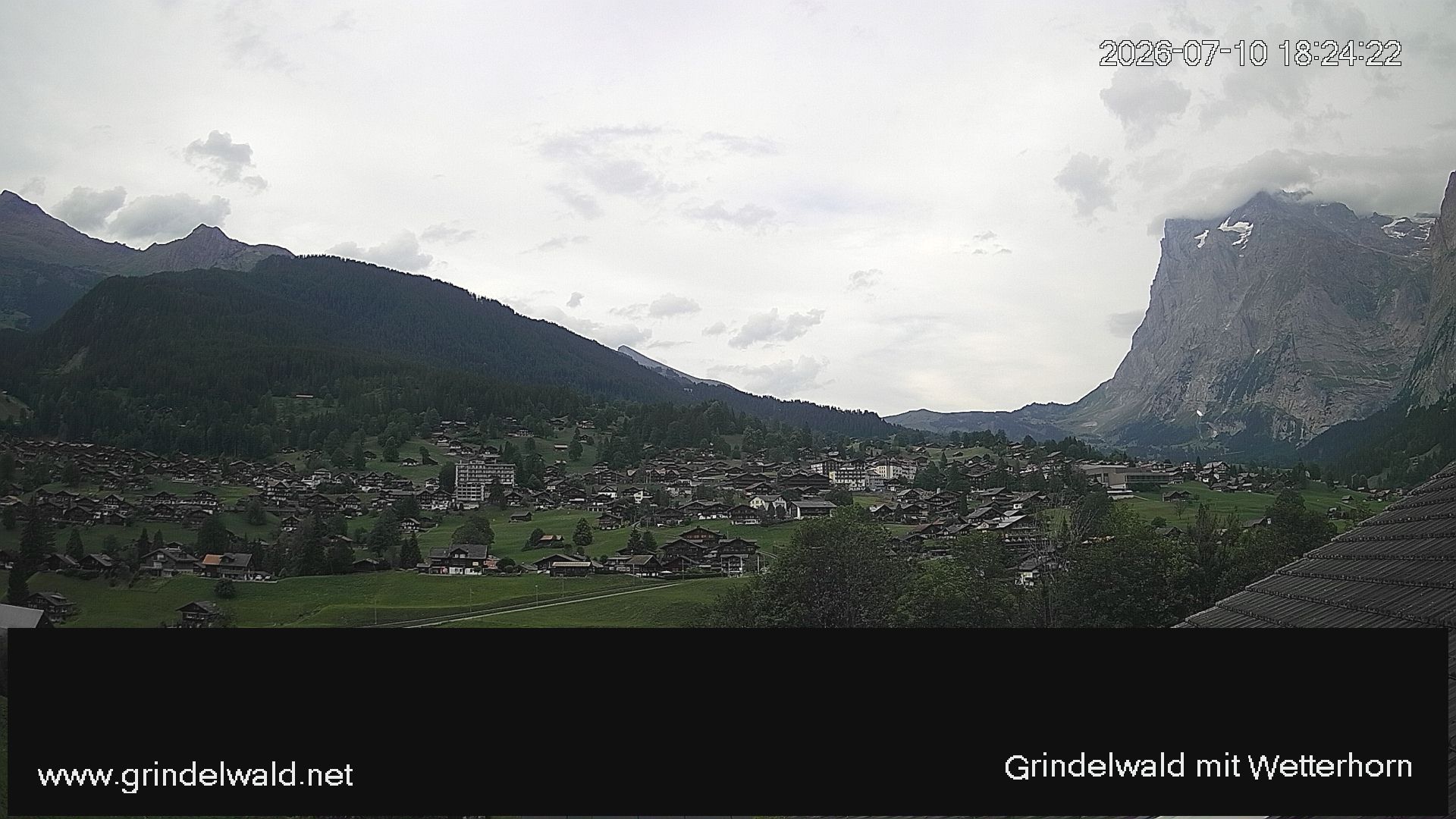 Grindelwald › Nordosten: Grindelwald - Dorf - Wetterhorn