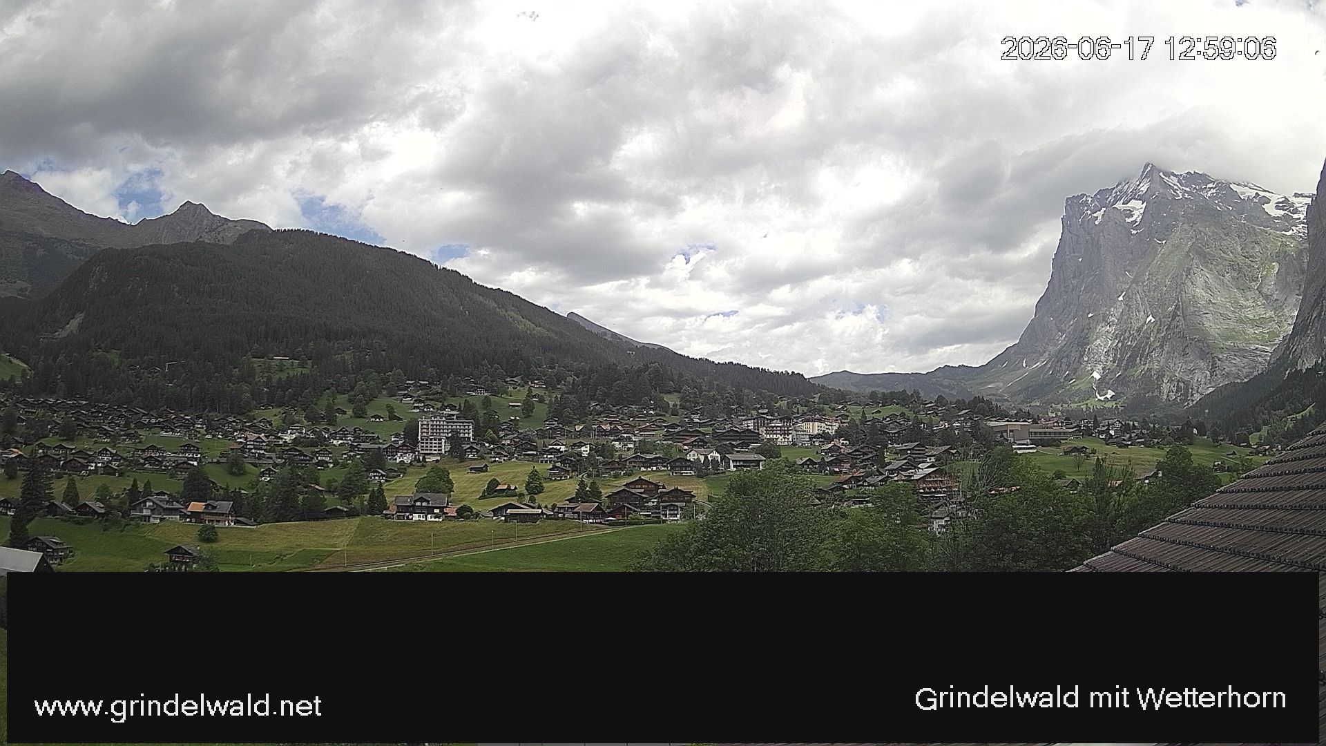 Grindelwald › Nordosten: Grindelwald - Dorf - Wetterhorn